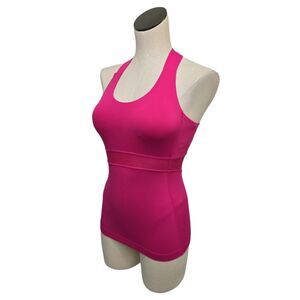 Lululemon Push Ur Limits Tank in Paris Perfection Hot Pink Womens Size 4 Workout